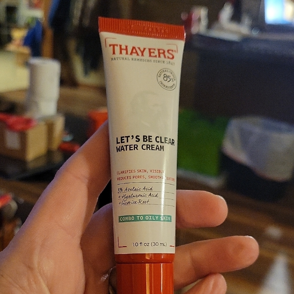 Thayers Let's Be Clear Water Cream 1oz Tube